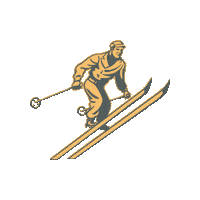 Ski Mountain Sticker by Timberline Vodka