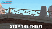 Run Stop GIF by Slotomania Official