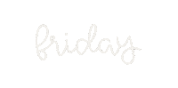 Friday Lettering Sticker