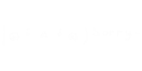 Sorry Regret Sticker