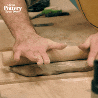 Diy Roll GIF by The Great Pottery Throw Down