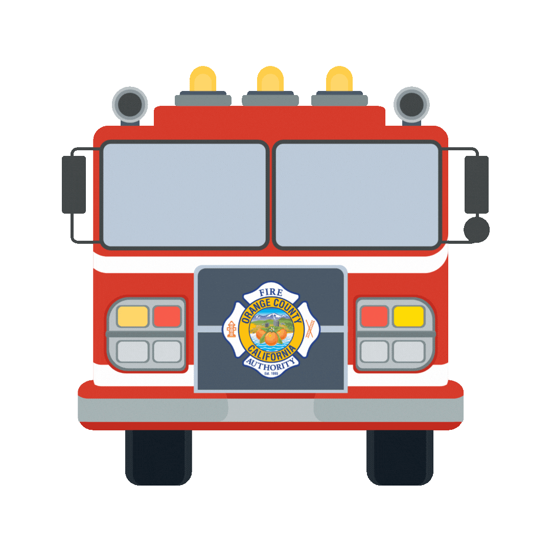 Fire Truck Sticker by OCFA
