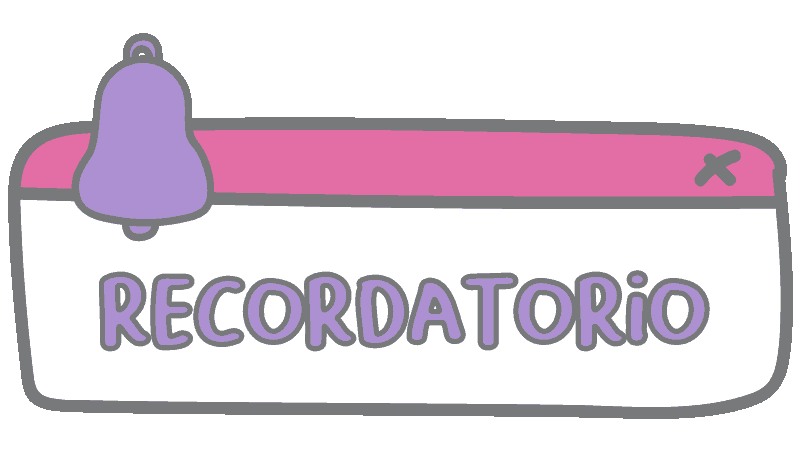 Recordatorio Sticker