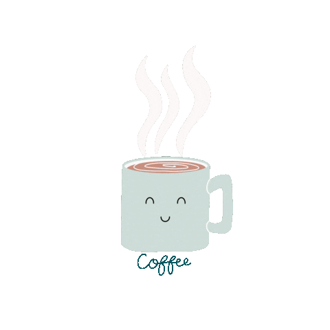 Lucybedforddesigns giphyupload coffee tea cafe Sticker