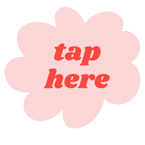 Tap Here Daisy Sticker