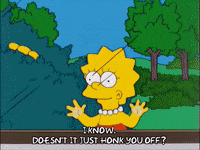 spying lisa simpson GIF