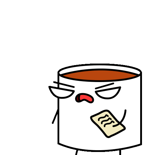 Angry Coffee Sticker