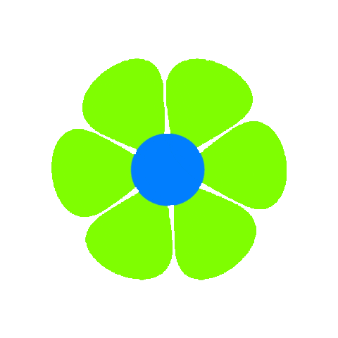 Flower Spinning Sticker by RetMod