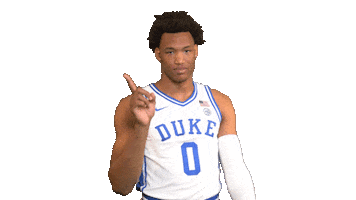 College Basketball No No No Sticker by Duke Men's Basketball