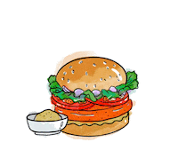 almalibreacai vegan sandwich ecofriendly vegano Sticker
