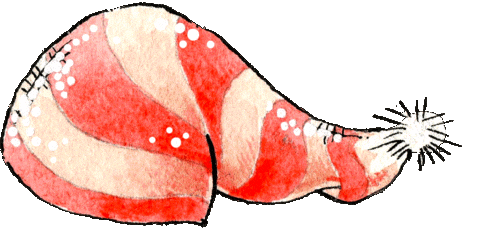 Christmas Watercolor Sticker by Linouspots