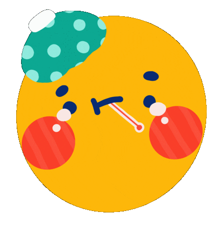 Crying Sick Sticker
