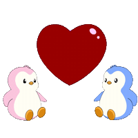 I Love You Heart Sticker by Pudgy Penguins