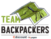 Travel Backpacker Sticker by Cdiscount Voyages