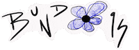bundoqs logo flower topography filipino brand Sticker