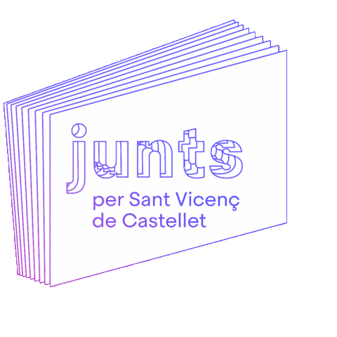 JuntsxSVC giphygifmaker dani junts sant vicenç de castellet Sticker