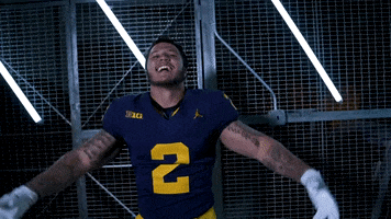 Go Blue Ncaa Football GIF by Michigan Athletics