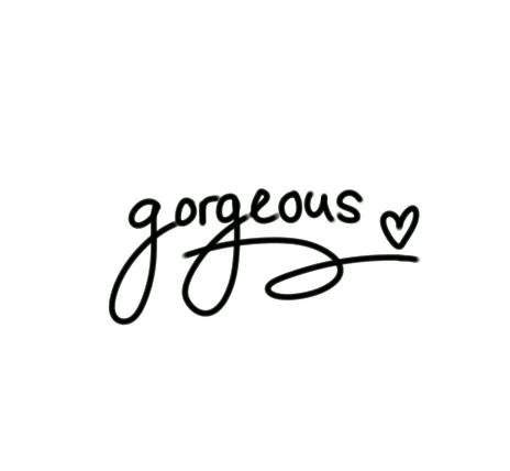 Heart Text Sticker