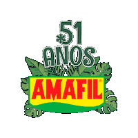 51 Anos Amafil Sticker by Amafil