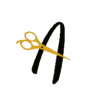 arielledesignshair haircut hairstyle scissors hairsalon Sticker