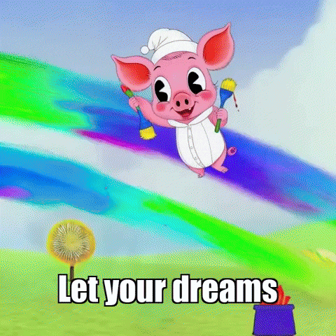 Wisdom Take Flight GIF by The Pigasso