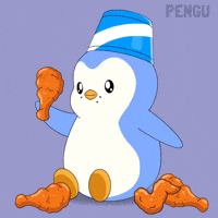 Hungry Fried Chicken GIF by Pudgy Penguins