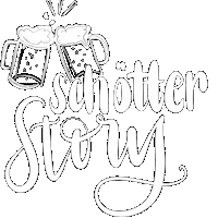 Lettering Bier Sticker