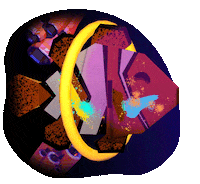 motion504 love dance party fish Sticker