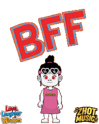 Best Friends Love Sticker by Zhotcita