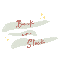 Backinstock Sticker by Posh The Label