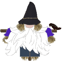 Gnome Scarecrow Sticker