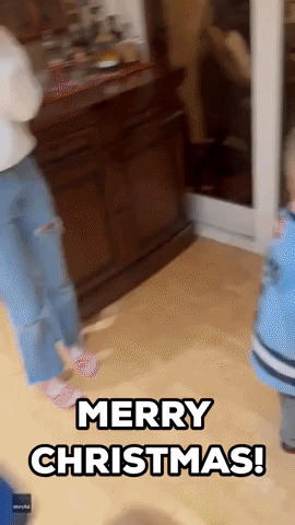 Kid Stunned After Getting Puppy for Christmas