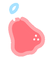 Eat Nom Nom Sticker by Ai and Aiko