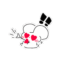 Mouse Heartarrow Sticker