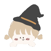 Halloween おんなのこ Sticker