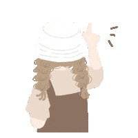 Girl Check Sticker