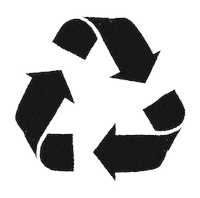 Plant-Based Arrow Sticker by Kindly Made