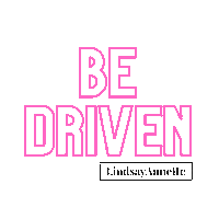 Pink Be Yourself Sticker by LINDSAY ANNETTE
