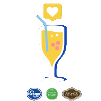 Mimosa Kroger Sticker by Simple Truth