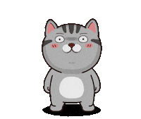 Scared Cat Sticker by VITA VITA ‧ 塔仔不正經