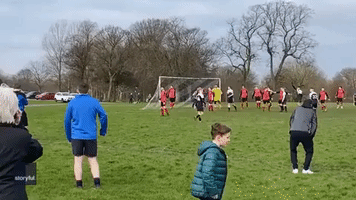Goalkeeper's Acrobatic Finish Rescues Draw in Sunday League Derby