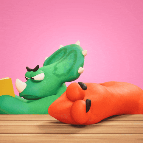 Disturbing Best Friends GIF by Claynosaurz