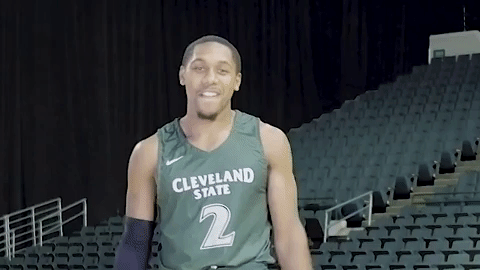 basketball vikings GIF by Cleveland State University