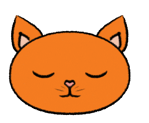 Sleepy Cat Sticker
