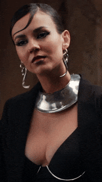 Victoria Justice Chest Beat GIF by Lobos 1707 Tequila