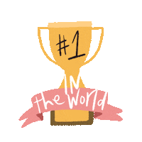 Number One Love Sticker