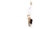 Handstand Djf Sticker by docjenfit