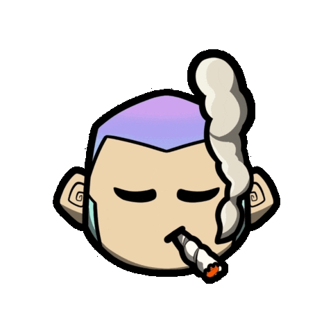 Monke Smoking Sticker