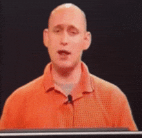 txiqs man talking talk bald GIF