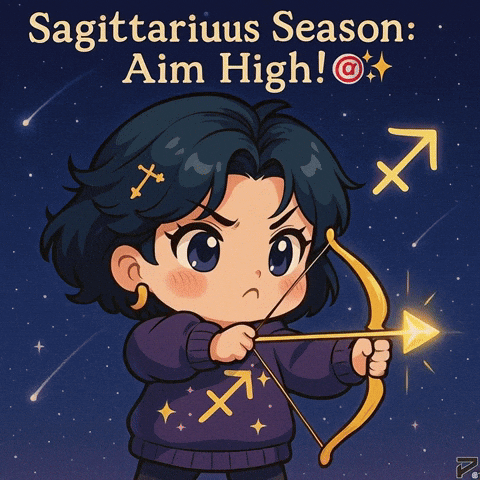 Bow And Arrow Zodiac GIF by Persona